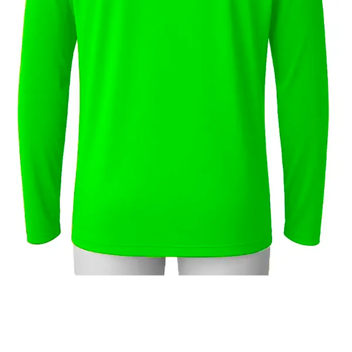 Camiseta Manga Longa com Proteção UV 50+ Verde Neon- E.G Simões