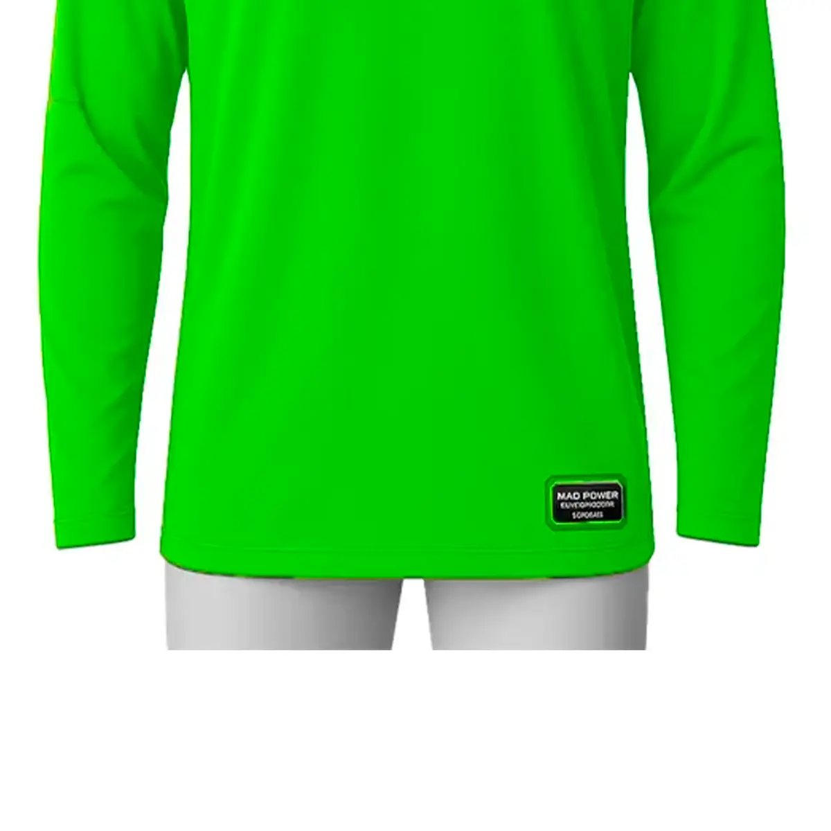 Camiseta Manga Longa com Proteção UV 50+ Verde Neon- E.G Simões