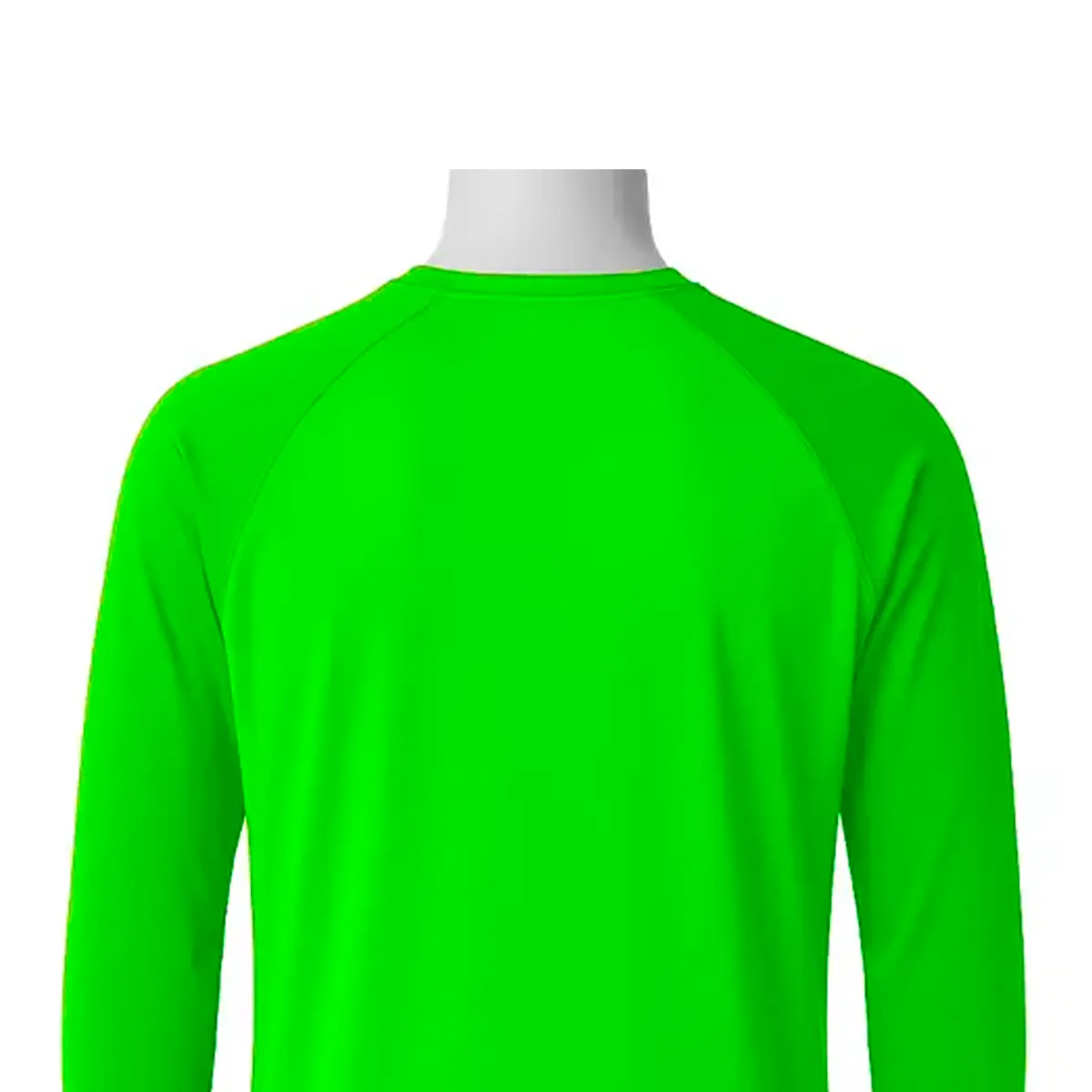 Camiseta Manga Longa com Proteção UV 50+ Verde Neon- E.G Simões