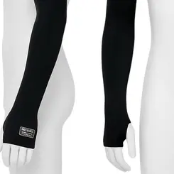Manguito De Proteção UV 50+ Cor Preta Com Dedo - E.G Simões