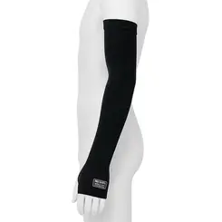 Manguito De Proteção UV 50+ Cor Preta Com Dedo - E.G Simões