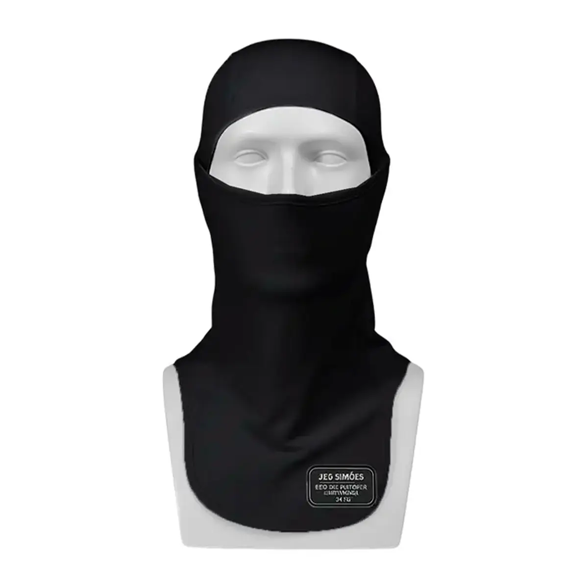Capuz Balaclava Preto Com Proteção UV50+ - E.G Simões