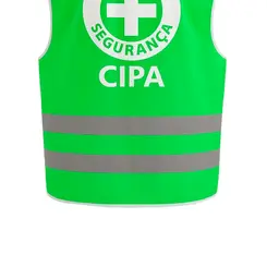 Colete Refletivo Verde com Logo da CIPA - E.G Simões
