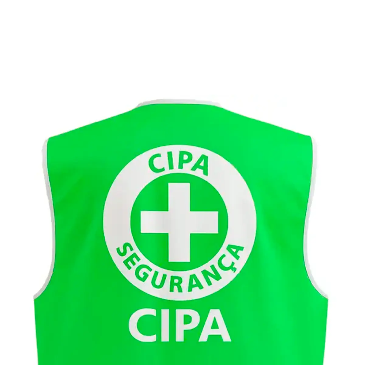 Colete Refletivo Verde com Logo da CIPA - E.G Simões