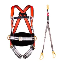 Cinto Tipo Paraquedista com 3 Pontos Mod 3121 com Talabarte Duplo em Y Steelflex