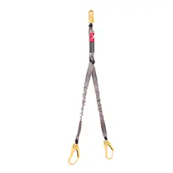 Cinto 2 Pontos Steelflex CA 41659 + Talabarte Y com Absorvedor | Kit Trabalho em Altura