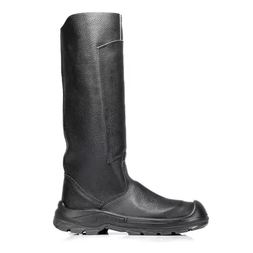 Bota Florestal em Couro com Ziper Proteção de Taloneira Palmilha Antiperfurante e Bico Aço - Bracol