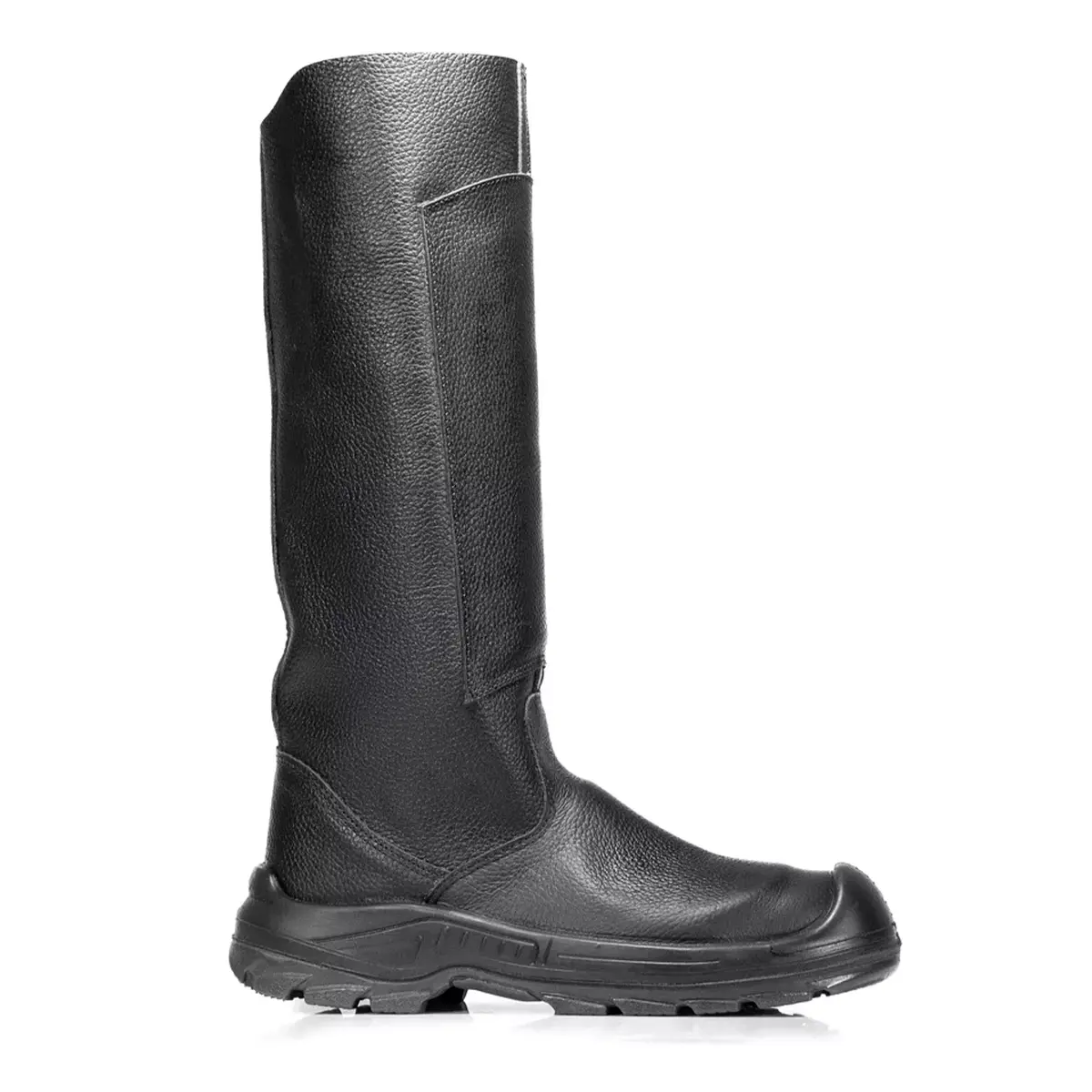 Bota Florestal em Couro com Ziper Proteção de Taloneira Palmilha Antiperfurante e Bico Aço - Bracol