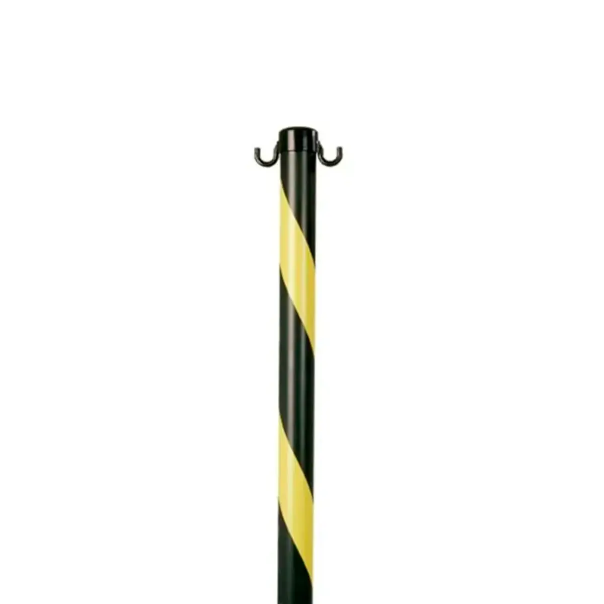 Pedestal Zebrado Preto e Amarelo em PEAD com 95cm Altura - Kteli