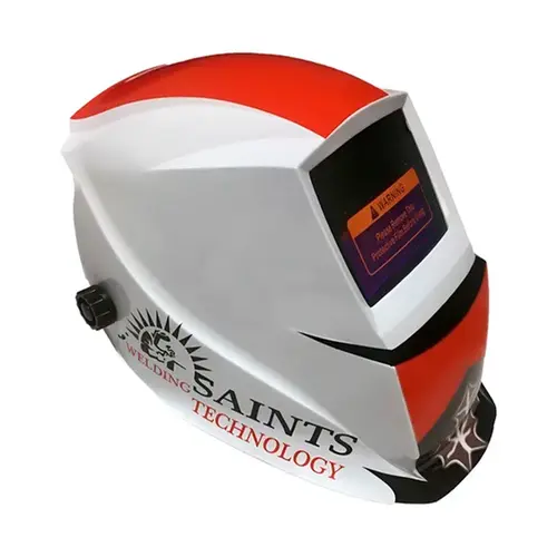 Máscara de Solda Automática Saints Branca Regulagem 9 a 13