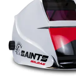 Máscara de Solda Automática Saints Branca Regulagem 9 a 13