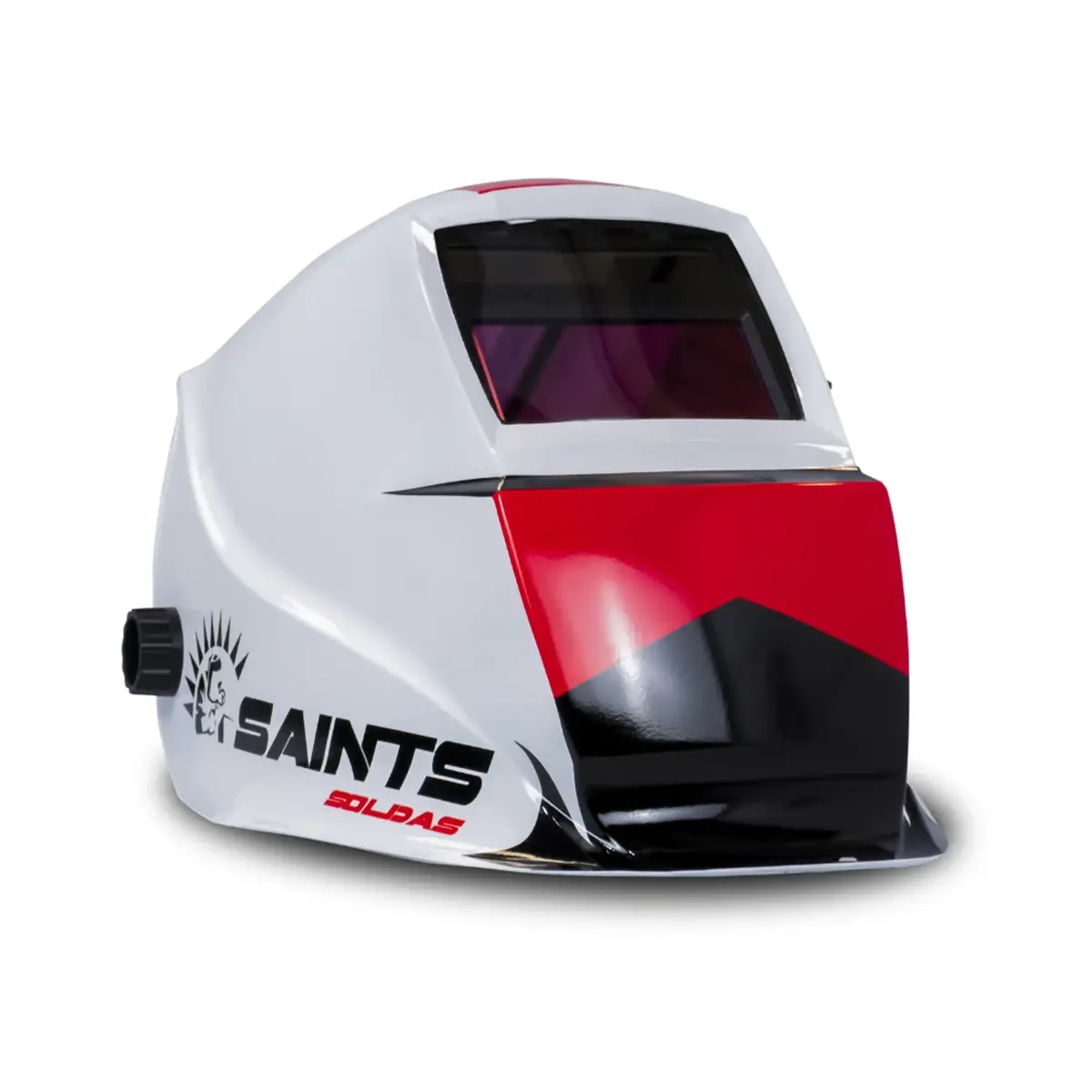 Máscara de Solda Automática Saints Branca Regulagem 9 a 13