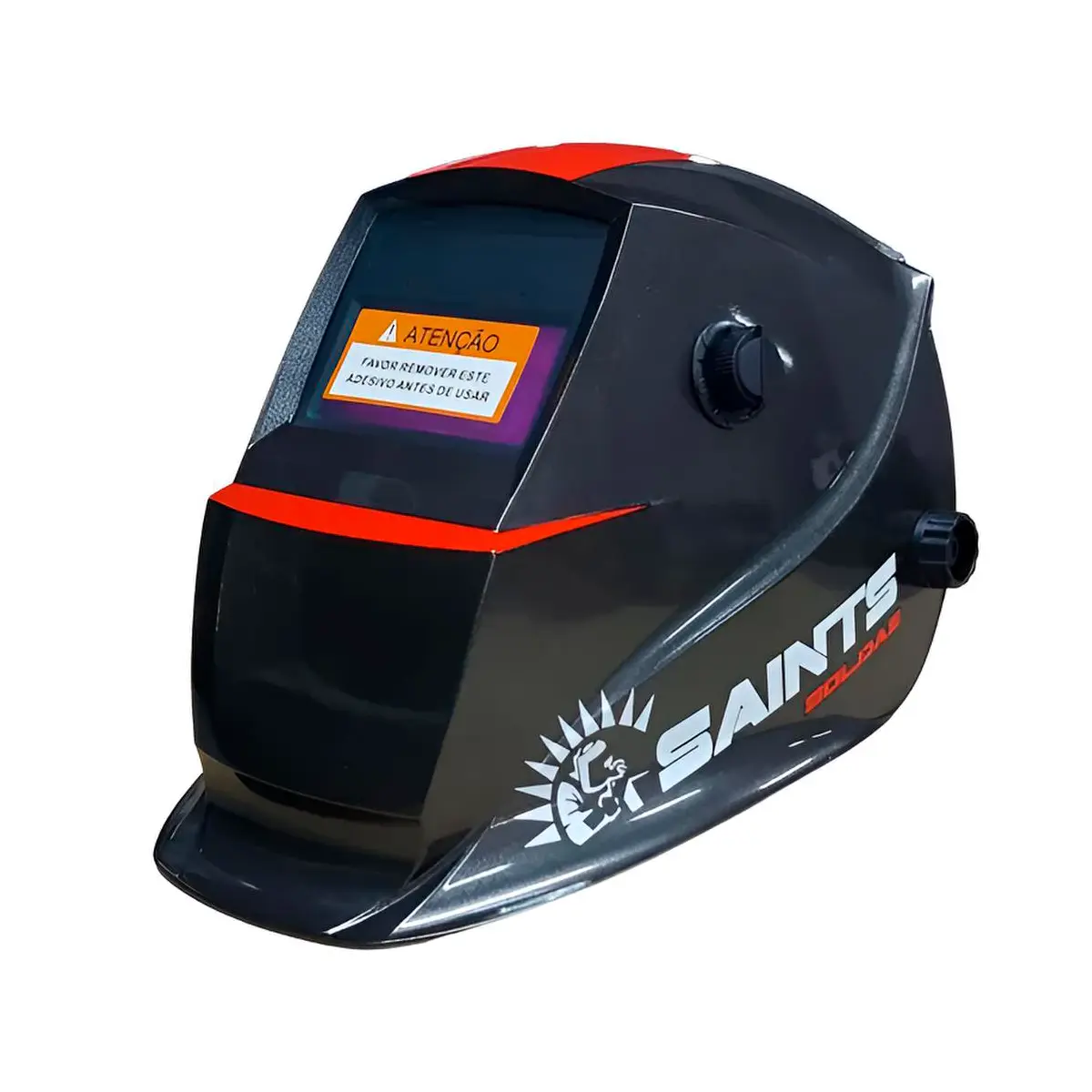 Máscara de Solda Automática Saints Preta Regulagem 9 a 13