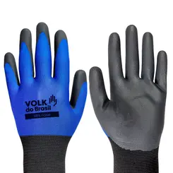 Luva Tátil Foam Revestimento Nitrílica  Volk