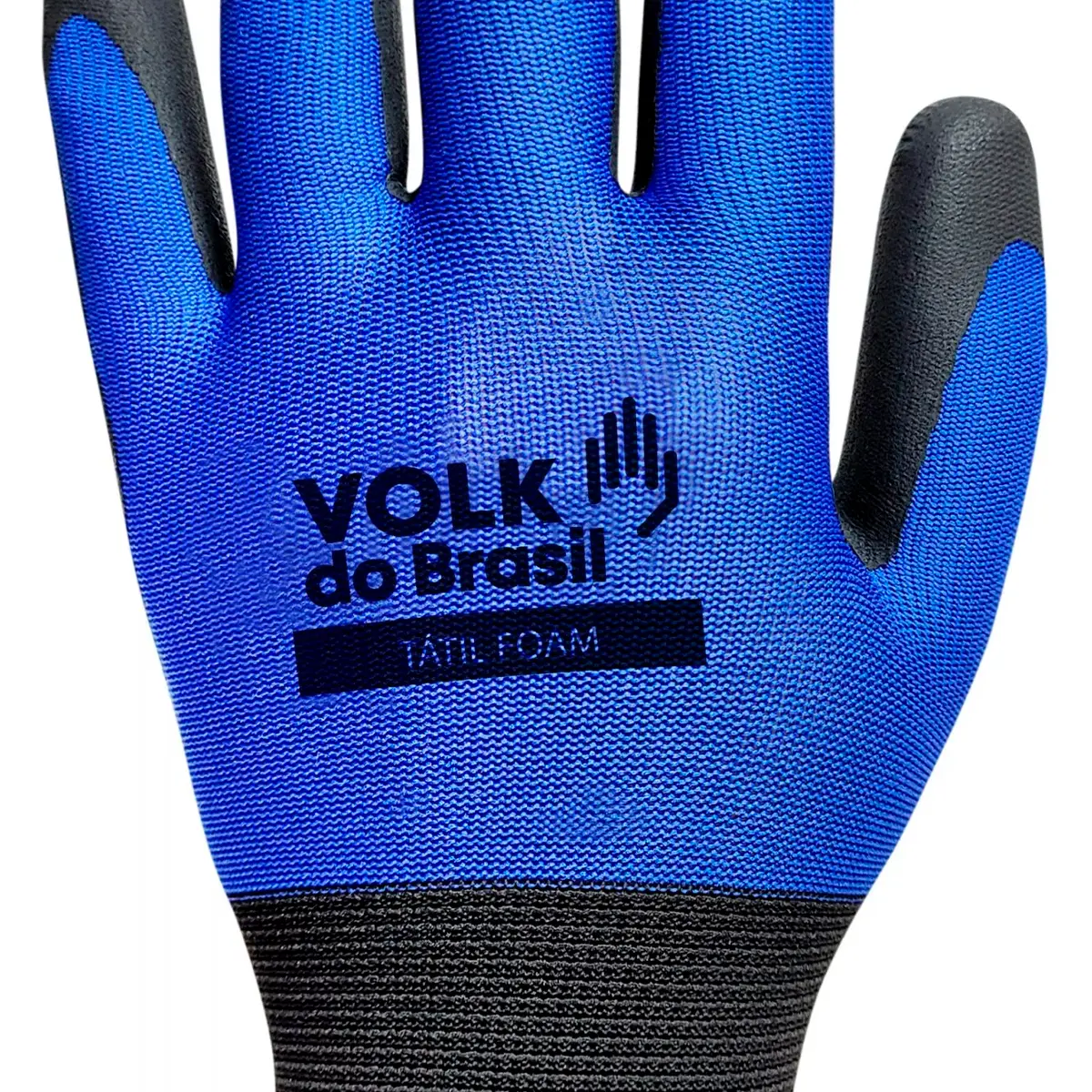 Luva Tátil Foam Revestimento Nitrílica  Volk