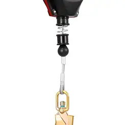 Trava Quedas Retrátil Steelflex STF-CQTQ0476-S com cabo de Aço Inox 6 metros