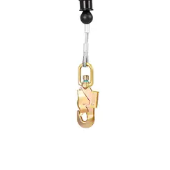 Trava Quedas Retrátil Steelflex STF-CQTQ0476-S com cabo de Aço Inox 6 metros
