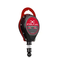 Trava Quedas Retrátil Steelflex STF-CQTQ0476-S com cabo de Aço Inox 6 metros