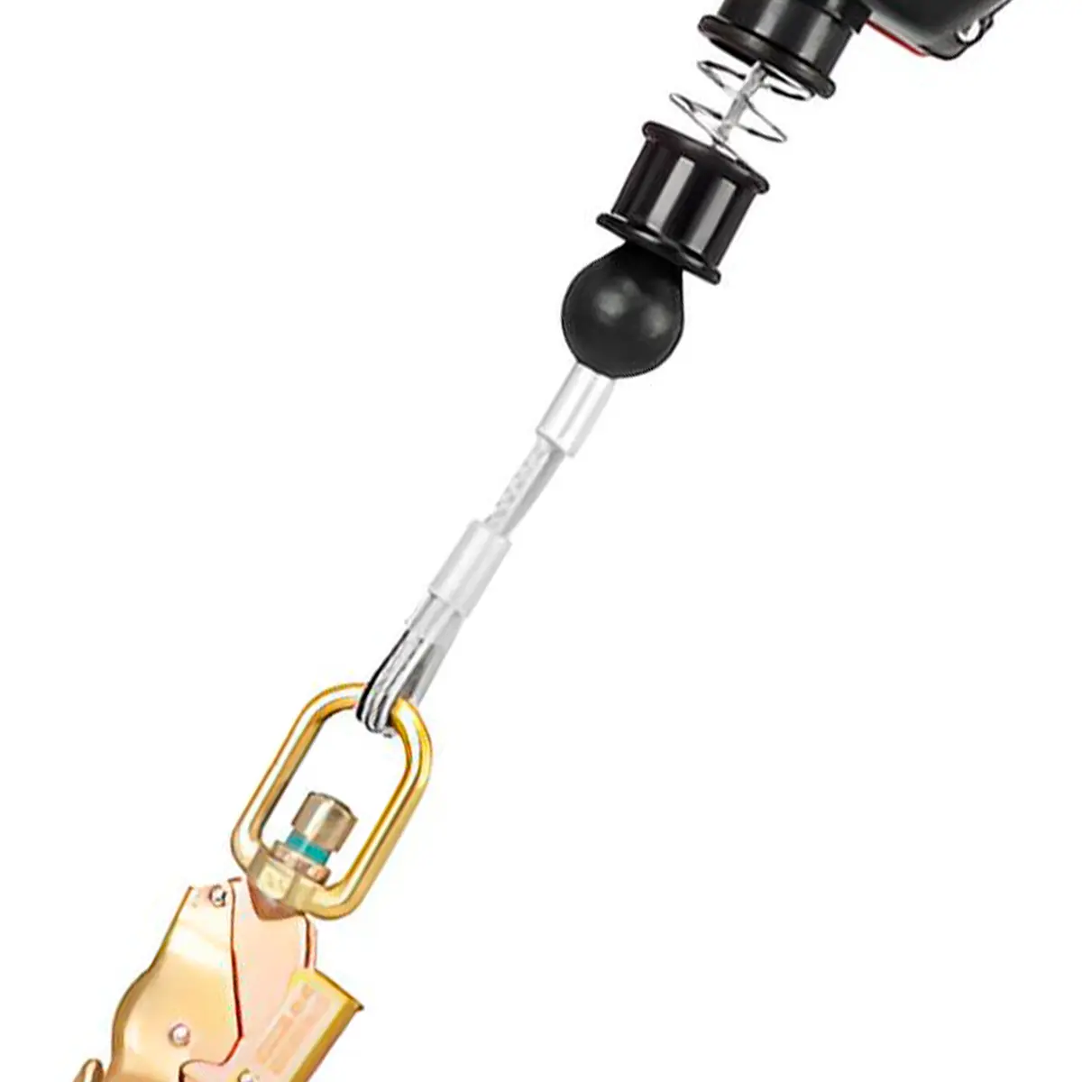 Trava Quedas Retrátil Steelflex STF-CQTQ0476-S com cabo de Aço Inox 6 metros