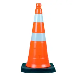Base de Borracha Quadrada 3,2kg para Cone - Kteli