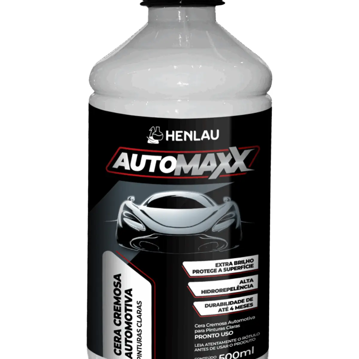 Automaxx Cera Automotiva Cremosa Pinturas Claras  500ML - Henlau