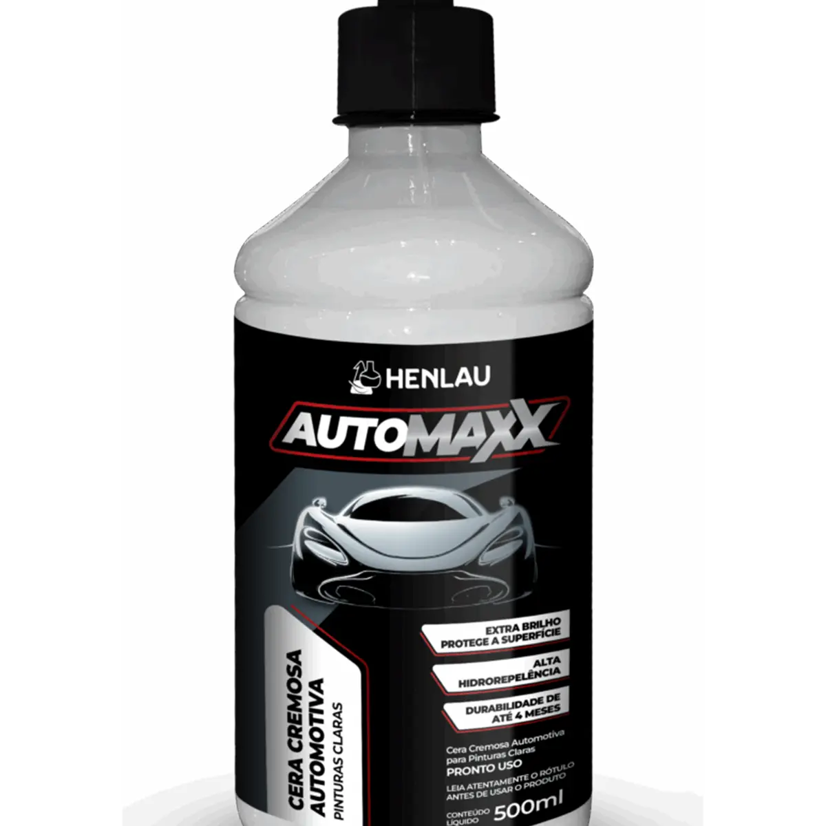 Automaxx Cera Automotiva Cremosa Pinturas Claras  500ML - Henlau