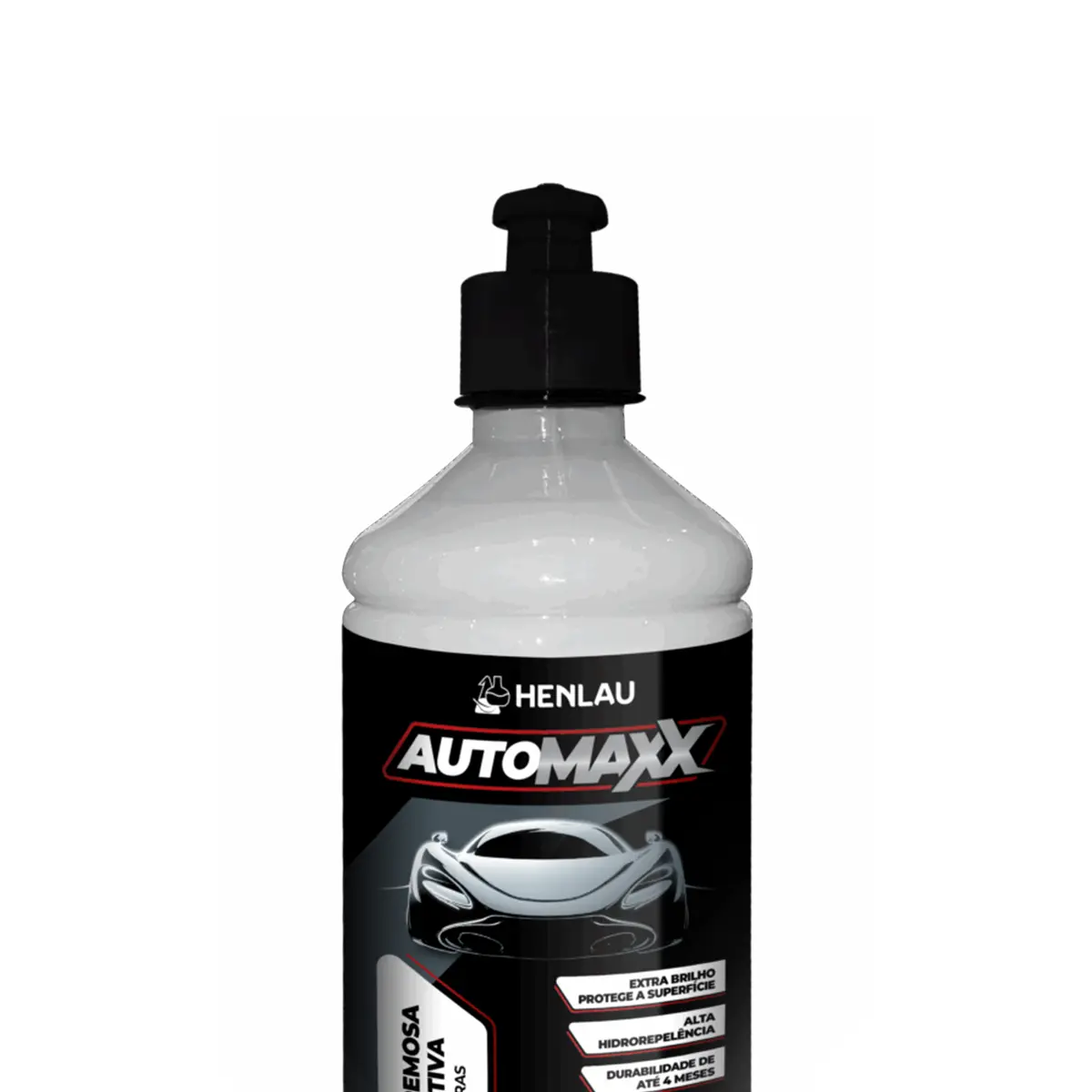 Automaxx Cera Automotiva Cremosa Pinturas Claras  500ML - Henlau