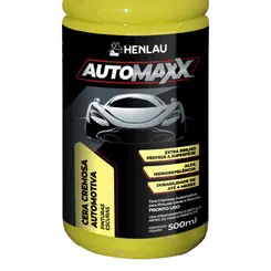 Automaxx Cera Automotiva Cremosa Pinturas Escuras 500ML - Henlau
