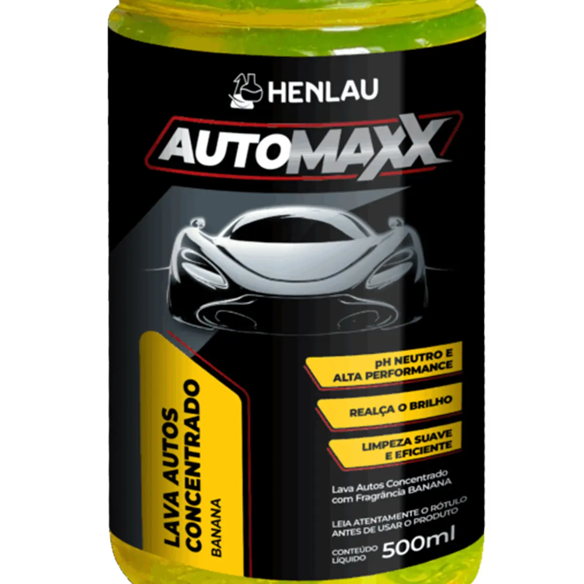 Automaxx Lava Auto Concentrado Banana 1x10 a 1x100 500ML - Henlau