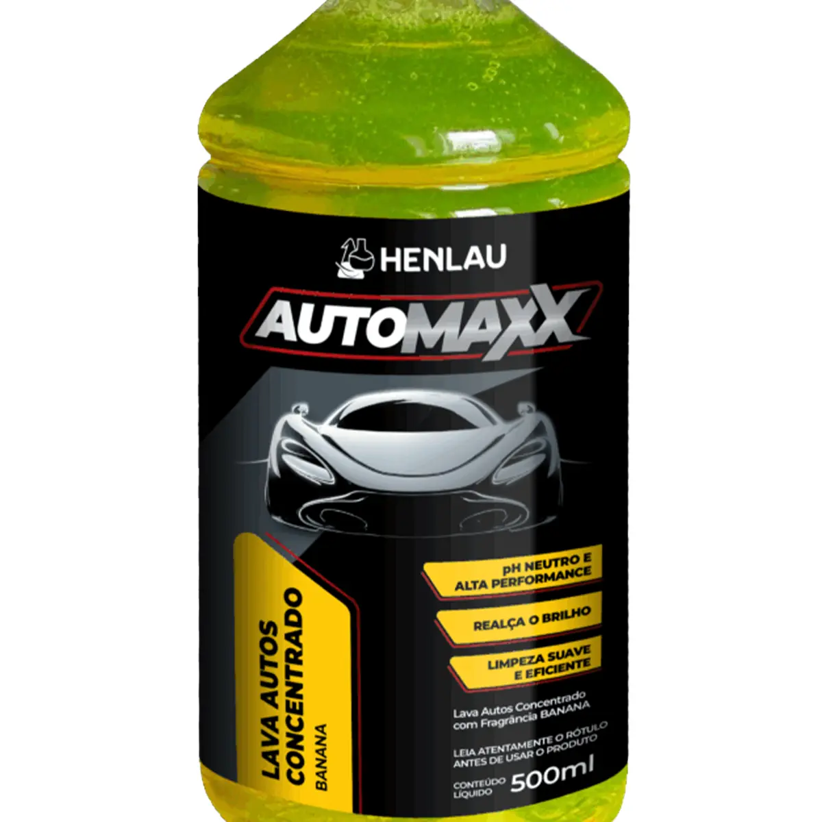 Automaxx Lava Auto Concentrado Banana 1x10 a 1x100 500ML - Henlau