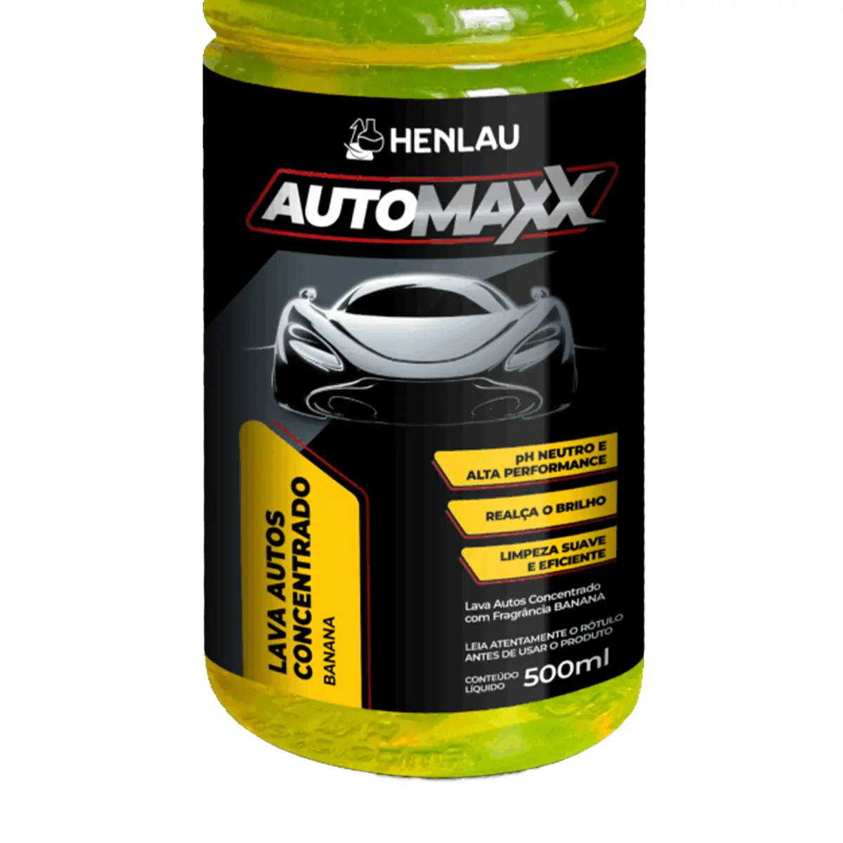 Automaxx Lava Auto Concentrado Banana 1x10 a 1x100 500ML - Henlau
