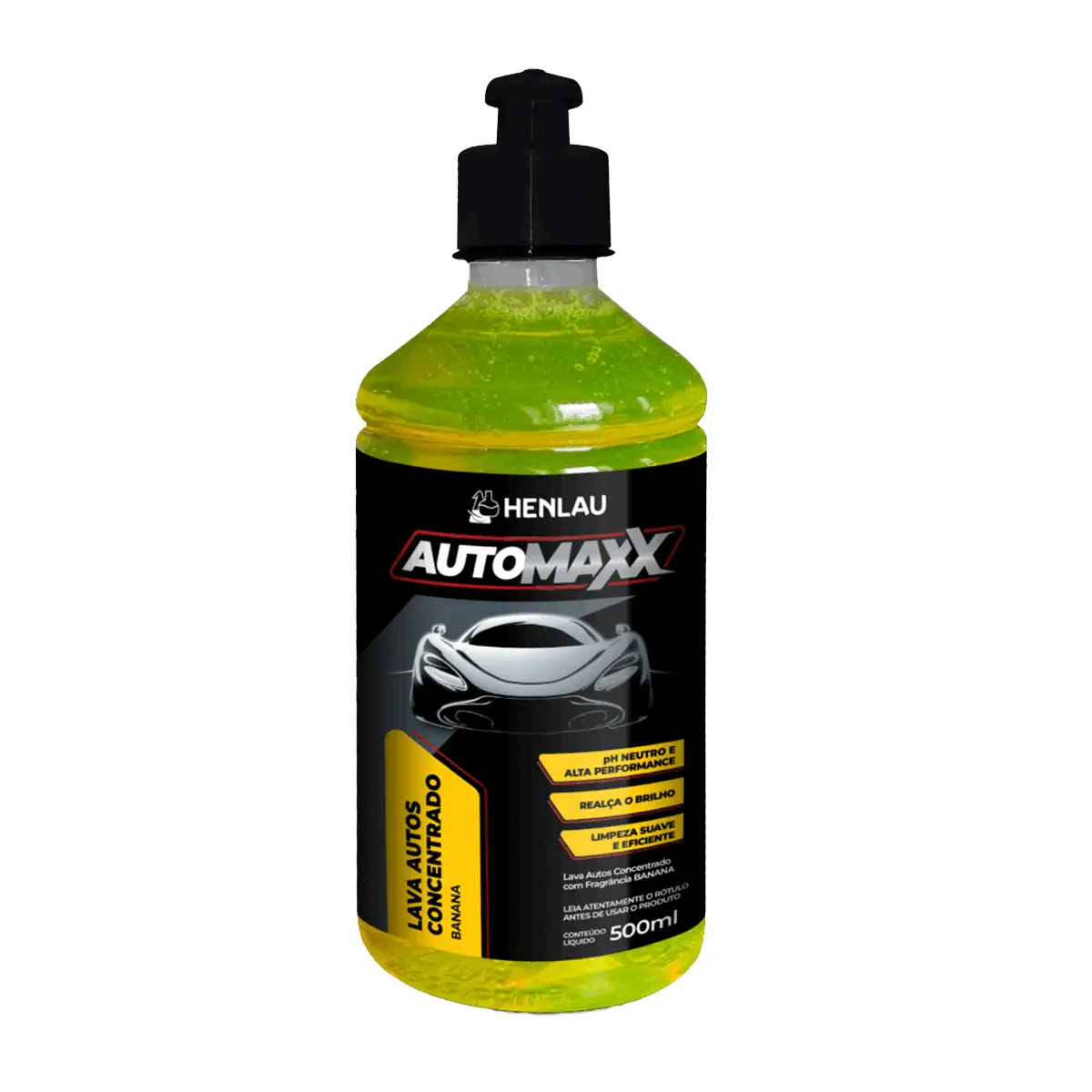 Automaxx Lava Auto Concentrado Banana 1x10 a 1x100 500ML - Henlau