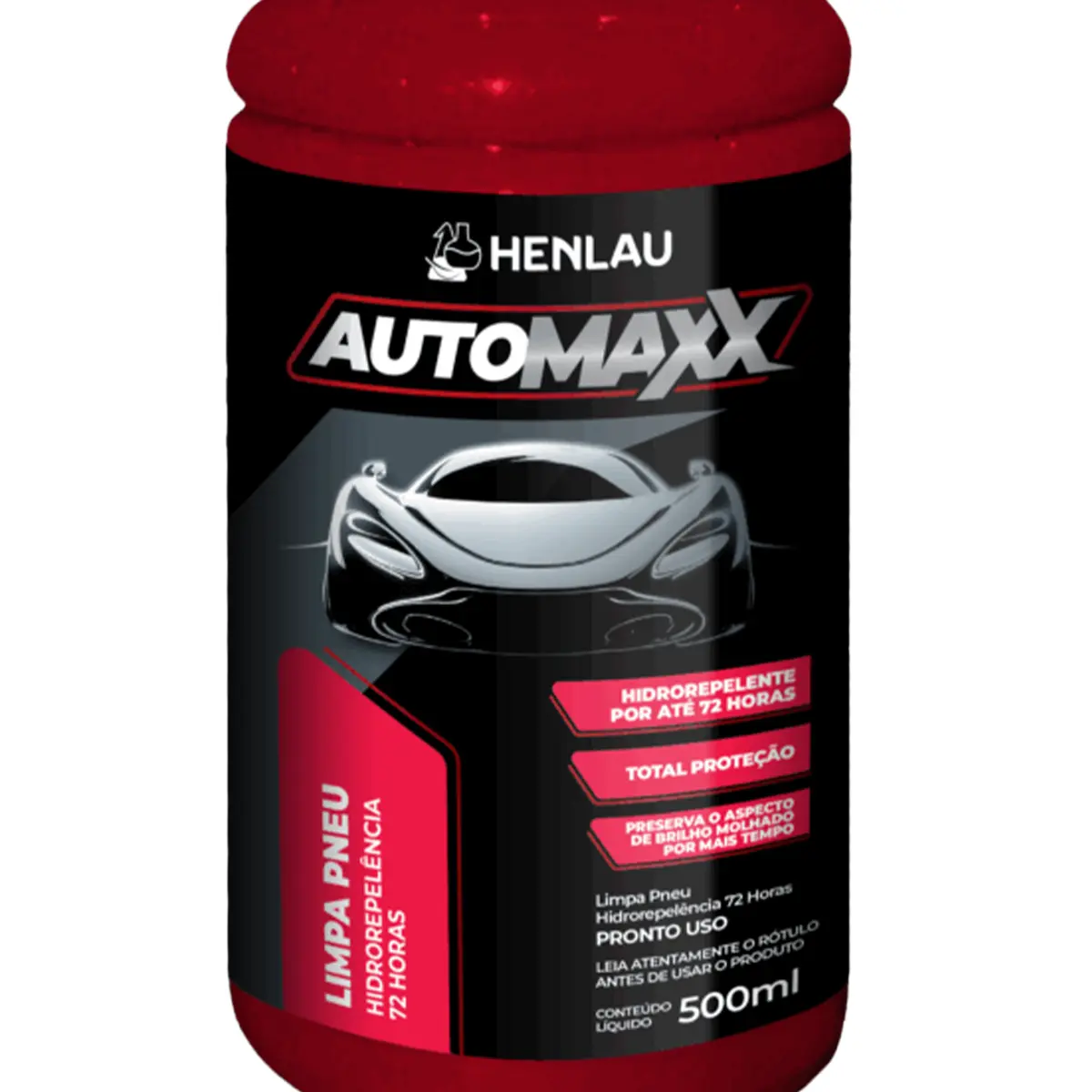 Automaxx Limpa Pneu Hidrorrepelência 72 Horas 500ML - Henlau