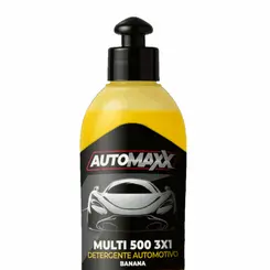 Automaxx Multi 500 Detergente Automotivo 3x1, 1x25 a 1,100 Banana 500ML - Henlau