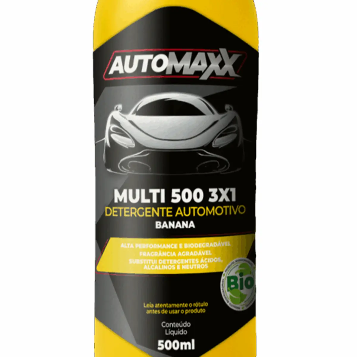 Automaxx Multi 500 Detergente Automotivo 3x1, 1x25 a 1,100 Banana 500ML - Henlau