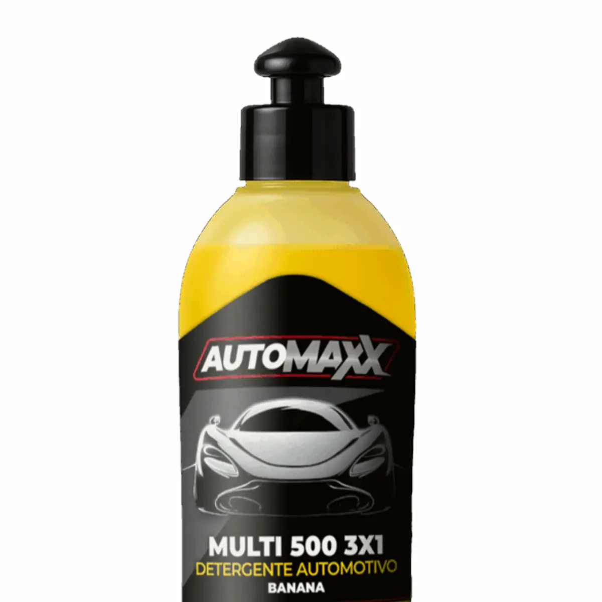Automaxx Multi 500 Detergente Automotivo 3x1, 1x25 a 1,100 Banana 500ML - Henlau