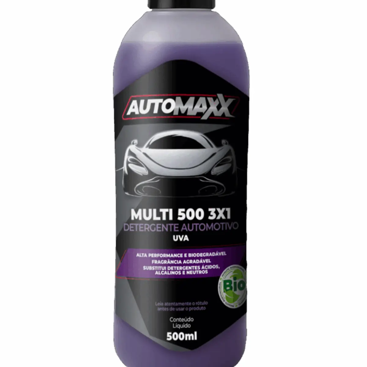 Automaxx Multi 500 Detergente Automotivo 3x1, 1x25 a 1,100 Uva500ML - Henlau