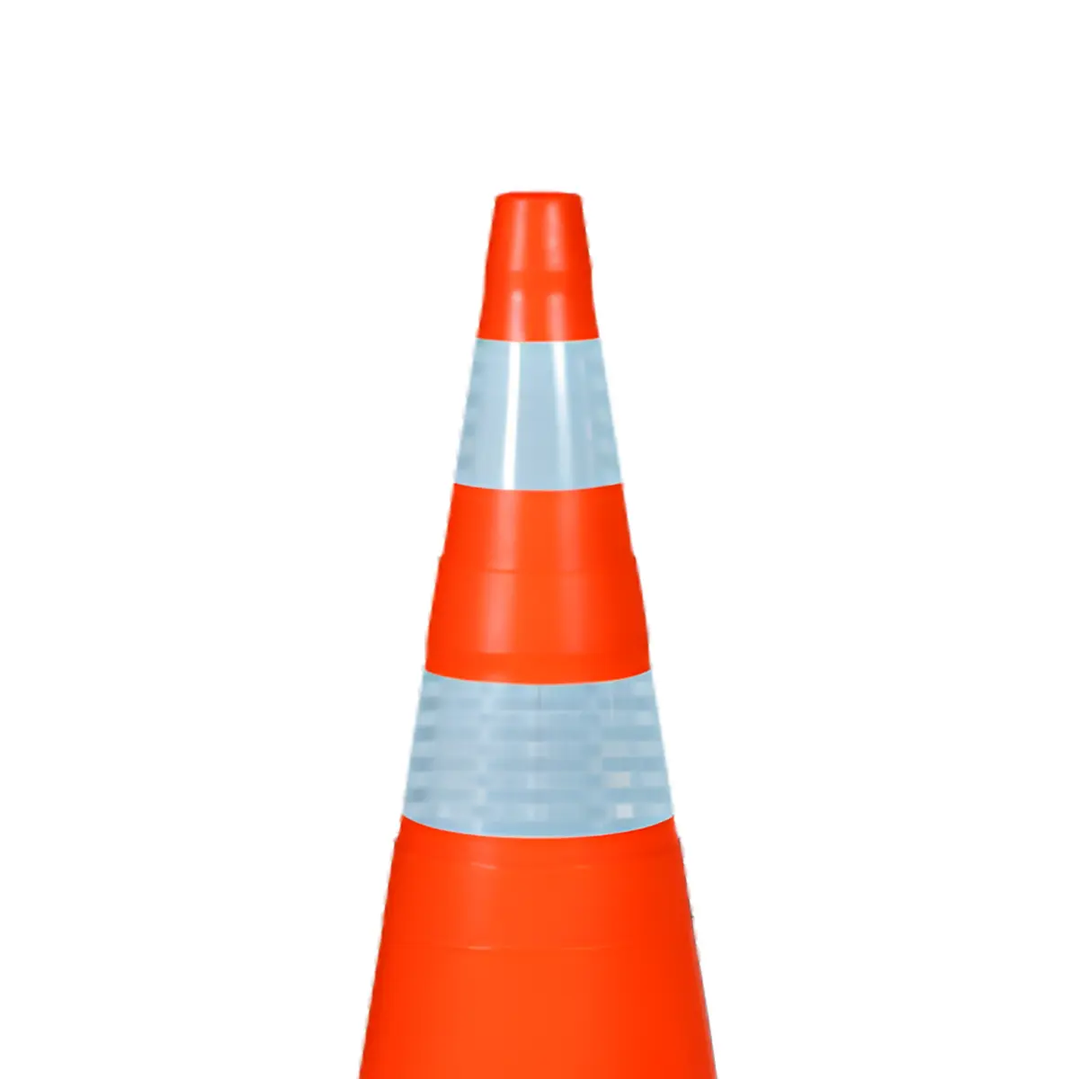 Cone de Sinalização Laranja e Branco com 50cm - Kteli