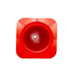 Cone de Sinalização Flexivel Laranja e Branco com 75cm - Kteli