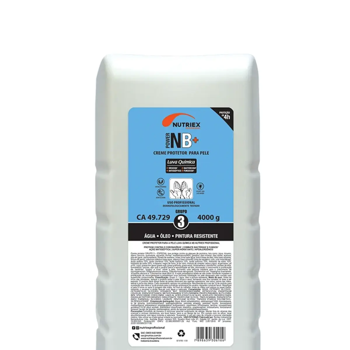 Creme Nutribio GP03 Refil 4KG - Nutriex
