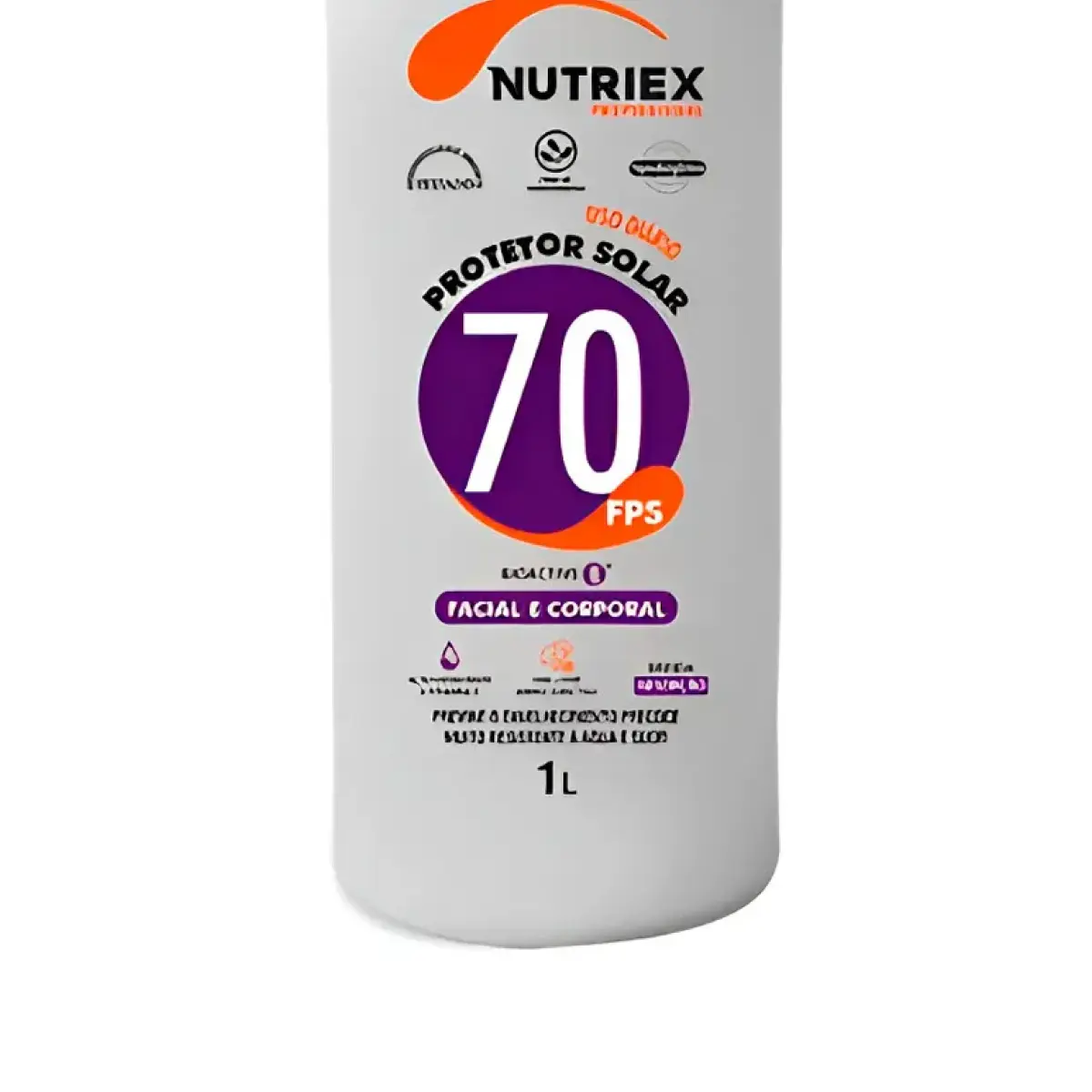 Protetor Solar Facial Fator 70FPS 1 Litro - Nutriex