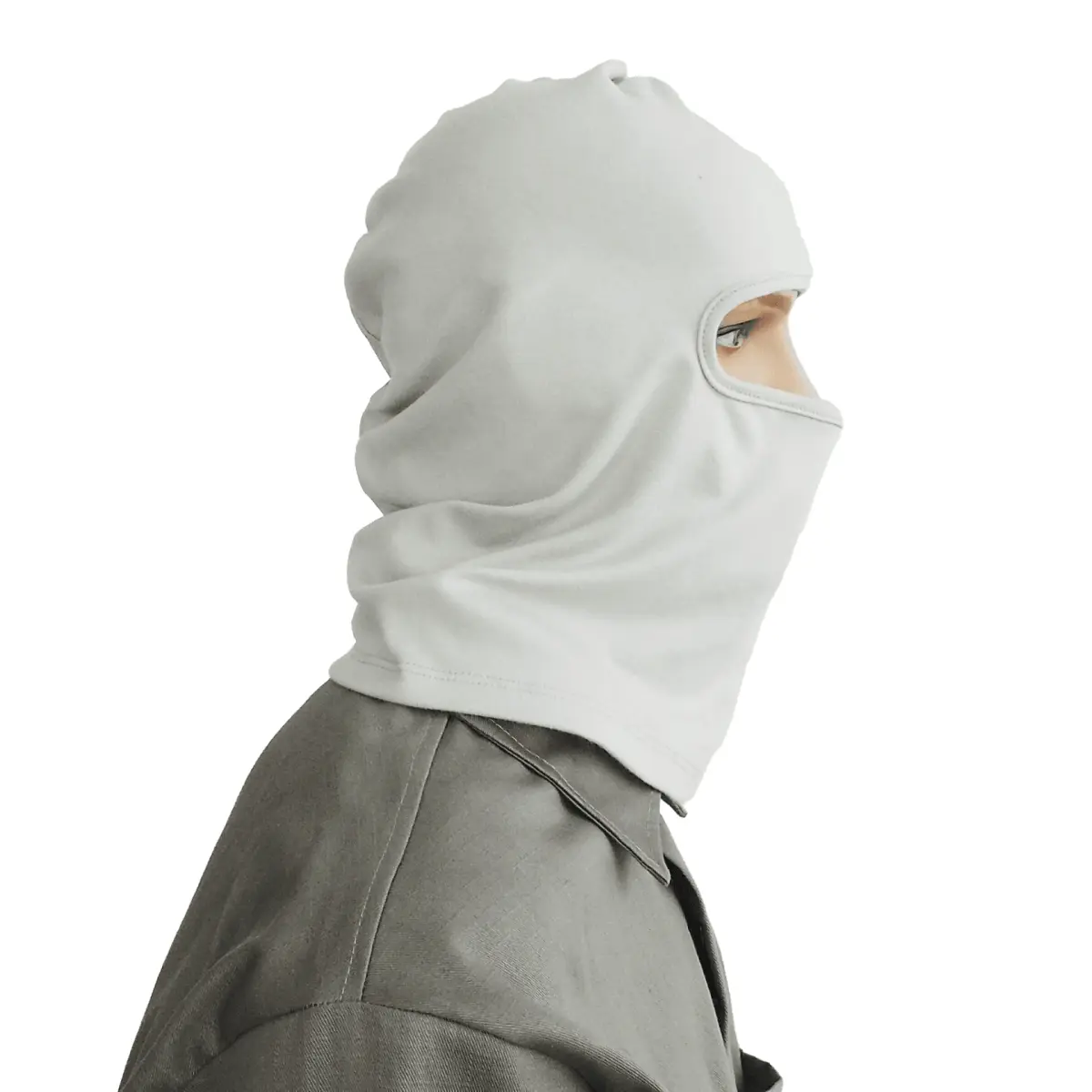 Balaclava Eletricista Antichama Abertura Frontal ATPV 14,0 Risco 2 100% Algodão - Maicol