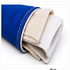 Luva Térmica Mão de Gato Azul 35cm Atntichamas Impermeveal Maicol