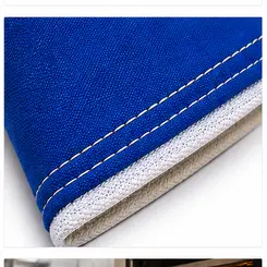 Luva Térmica Mão de Gato Azul 45cm Atntichamas Impermeveal Maicol