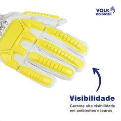 Luva de Couro Impacto Goat - Volk