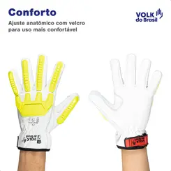 Luva de Couro Impacto Goat - Volk