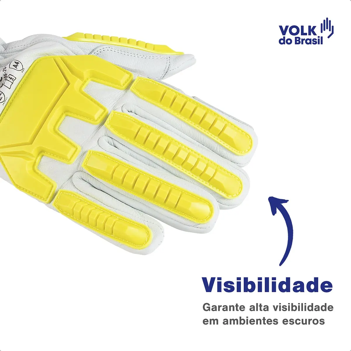 Luva de Couro Impacto Goat - Volk