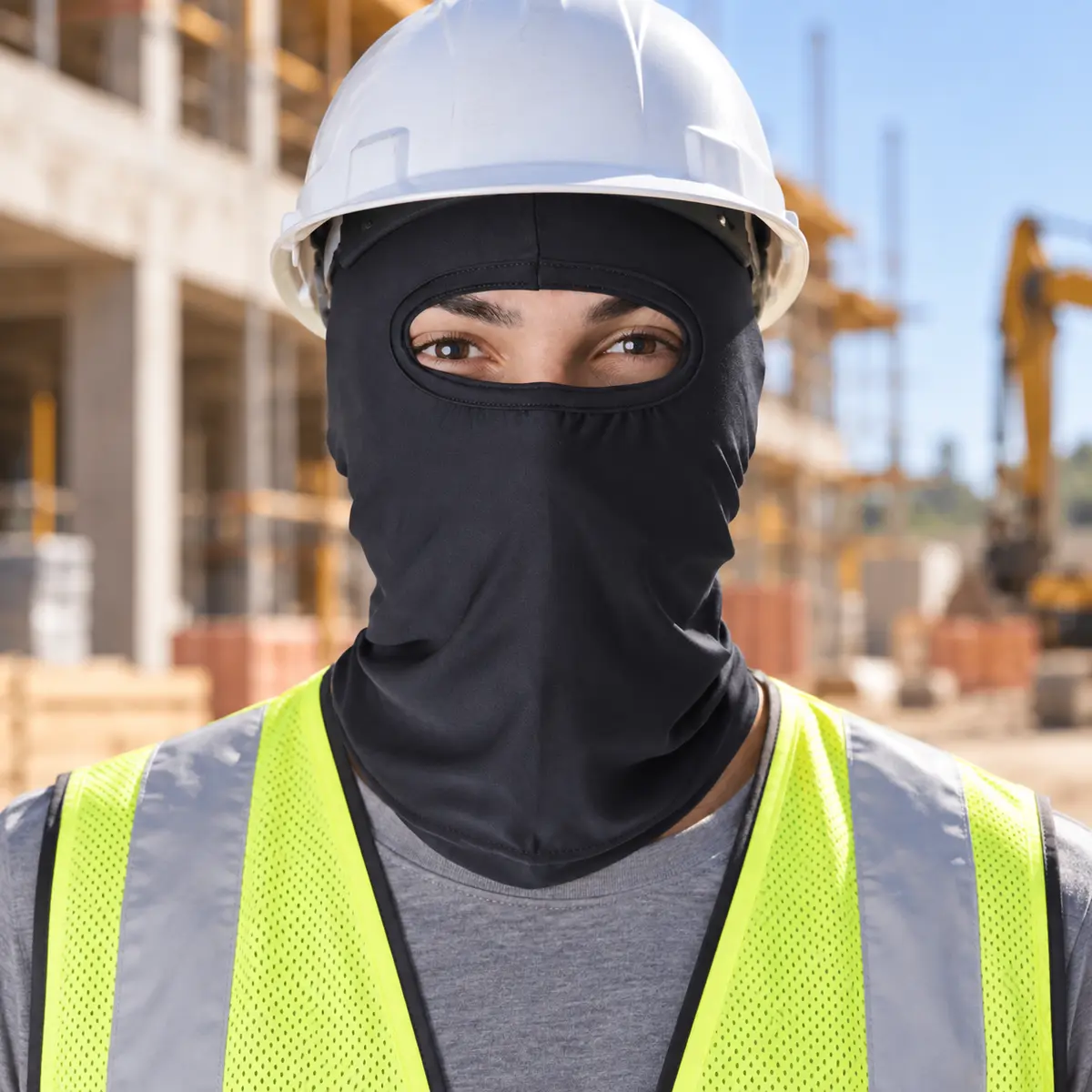 Capuz Balaclava Preto Proteção Solar UV 50+ Maicol