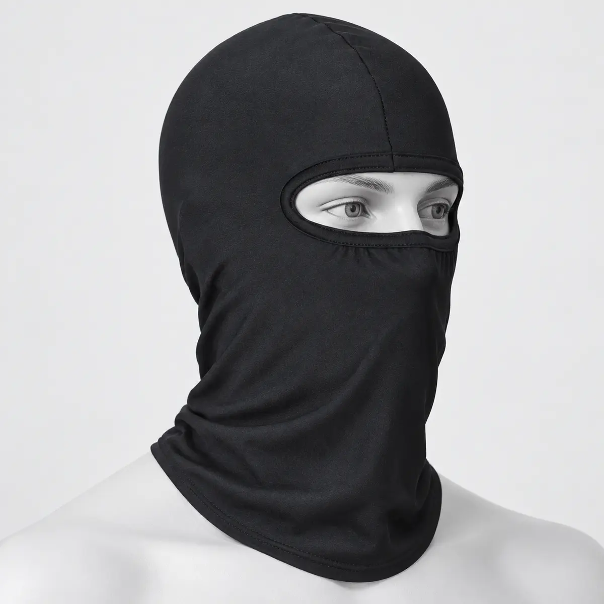 Capuz Balaclava Preto Proteção Solar UV 50+ Maicol