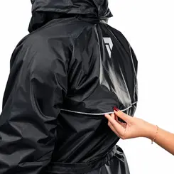 Conjunto Motoqueiro para Chuva em Nylon Full Preto - Pioneira